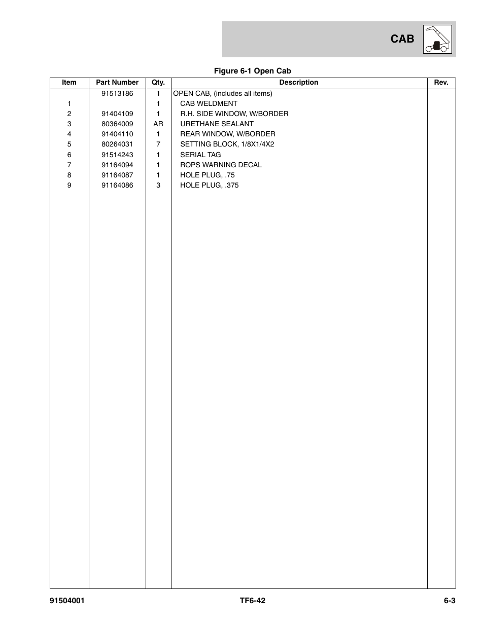 JLG TF6-42 Parts Manual User Manual | Page 241 / 516