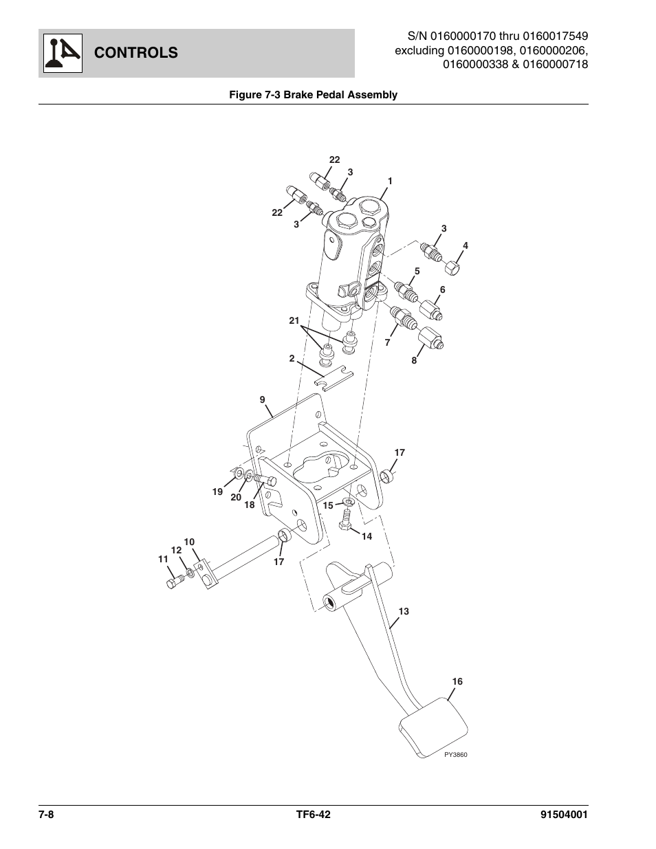 Controls | JLG TF6-42 Parts Manual User Manual | Page 266 / 516