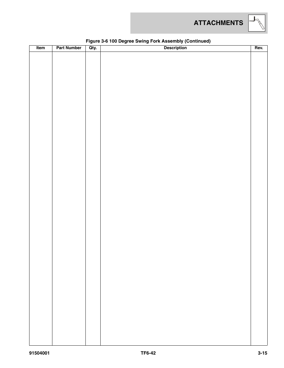 Attachments | JLG TF6-42 Parts Manual User Manual | Page 61 / 516