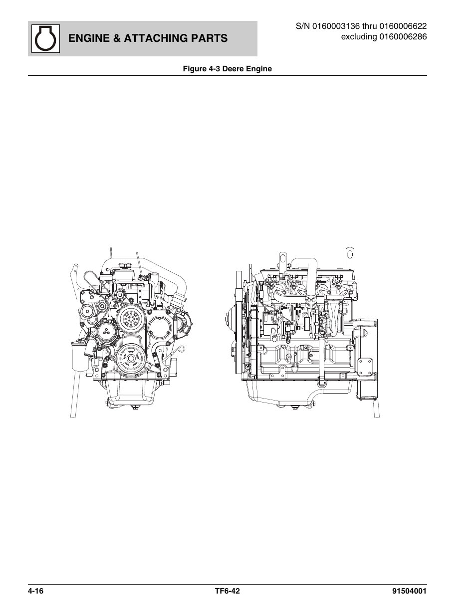 Engine & attaching parts | JLG TF6-42 Parts Manual User Manual | Page 96 / 516