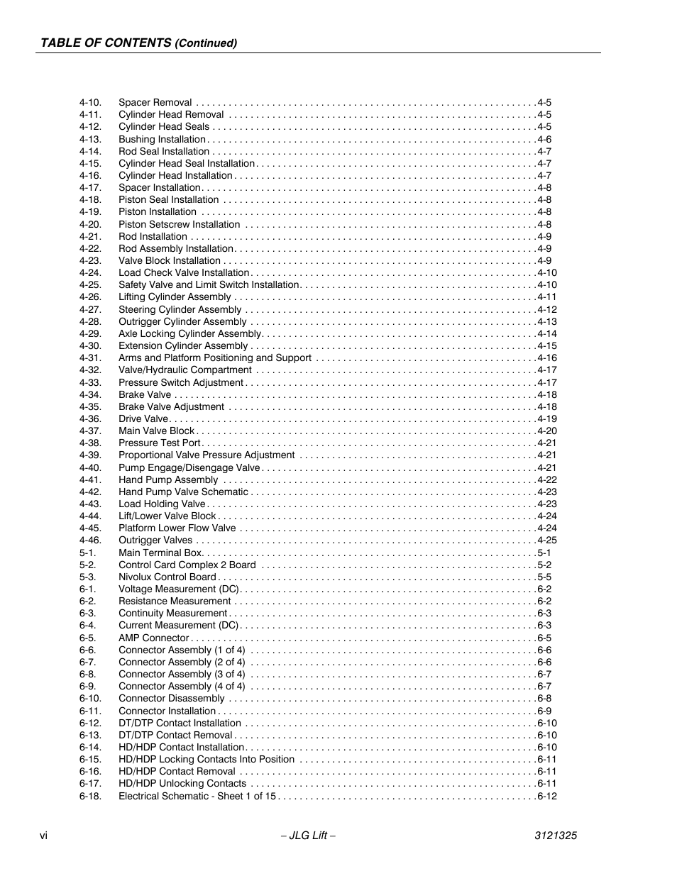 JLG 80SL Service Manual User Manual | Page 10 / 162