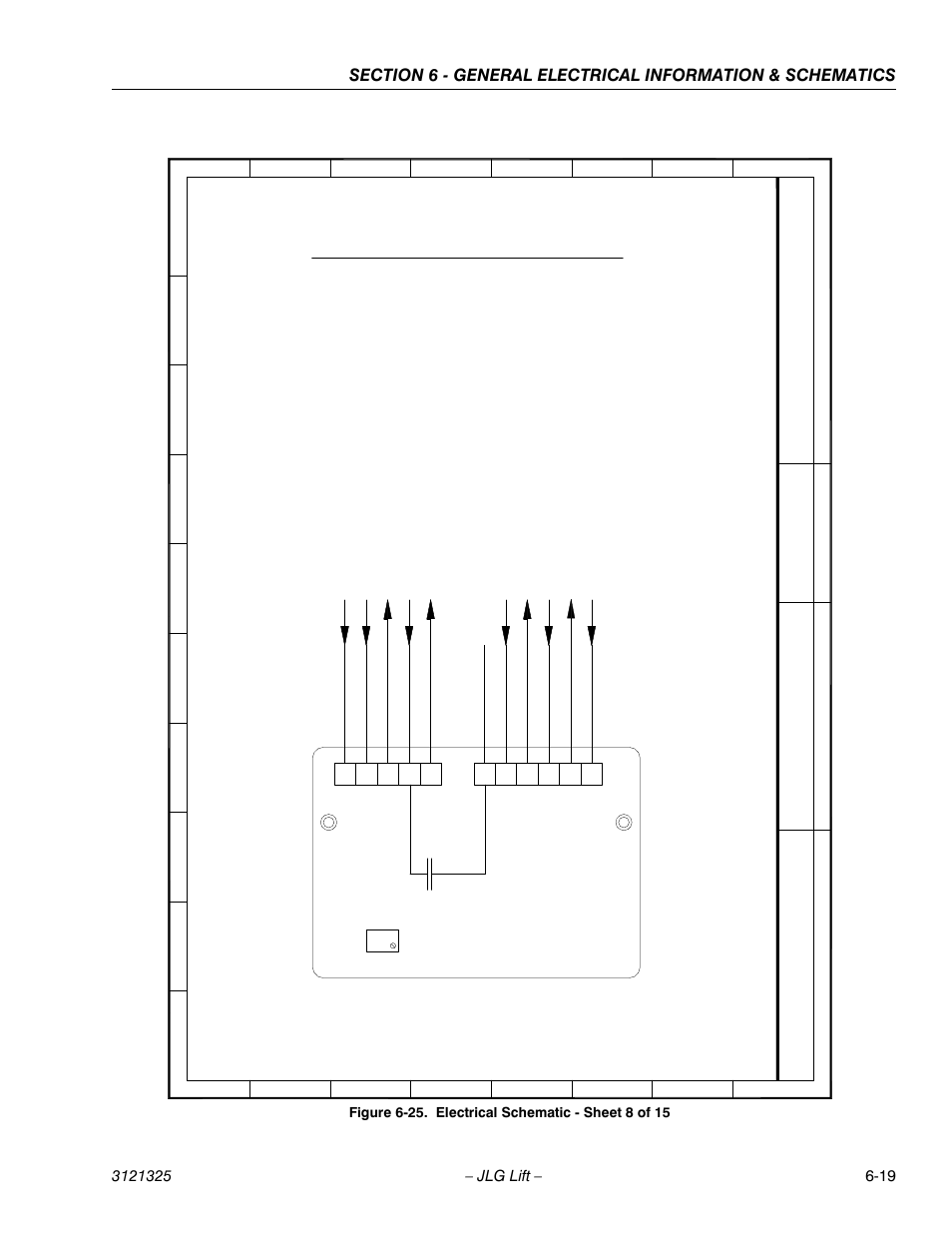 Electrical schematic - sheet 8 of 15 -19, Liftlux | JLG 80SL Service Manual User Manual | Page 137 / 162
