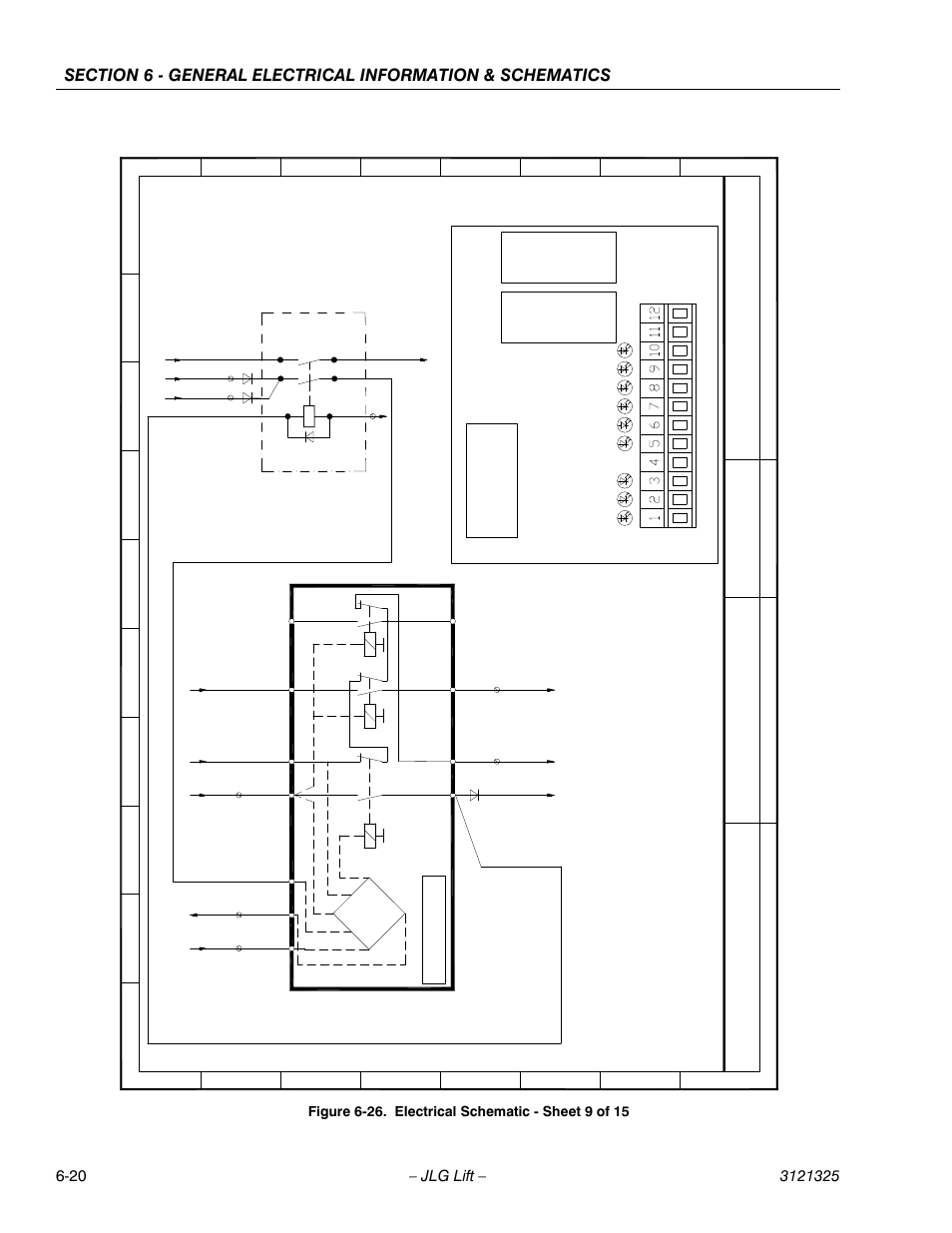 Electrical schematic - sheet 9 of 15 -20, Liftlux, Trigger -contr o l | JLG 80SL Service Manual User Manual | Page 138 / 162