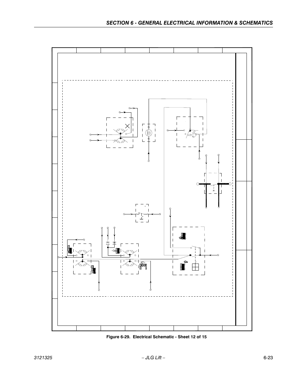 Electrical schematic - sheet 12 of 15 -23, Liftlux | JLG 80SL Service Manual User Manual | Page 141 / 162