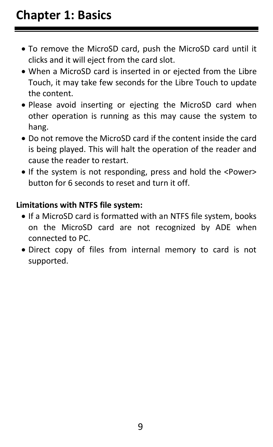 Chapter 1: basics | Aluratek AEBK08FB User Manual | Page 14 / 49