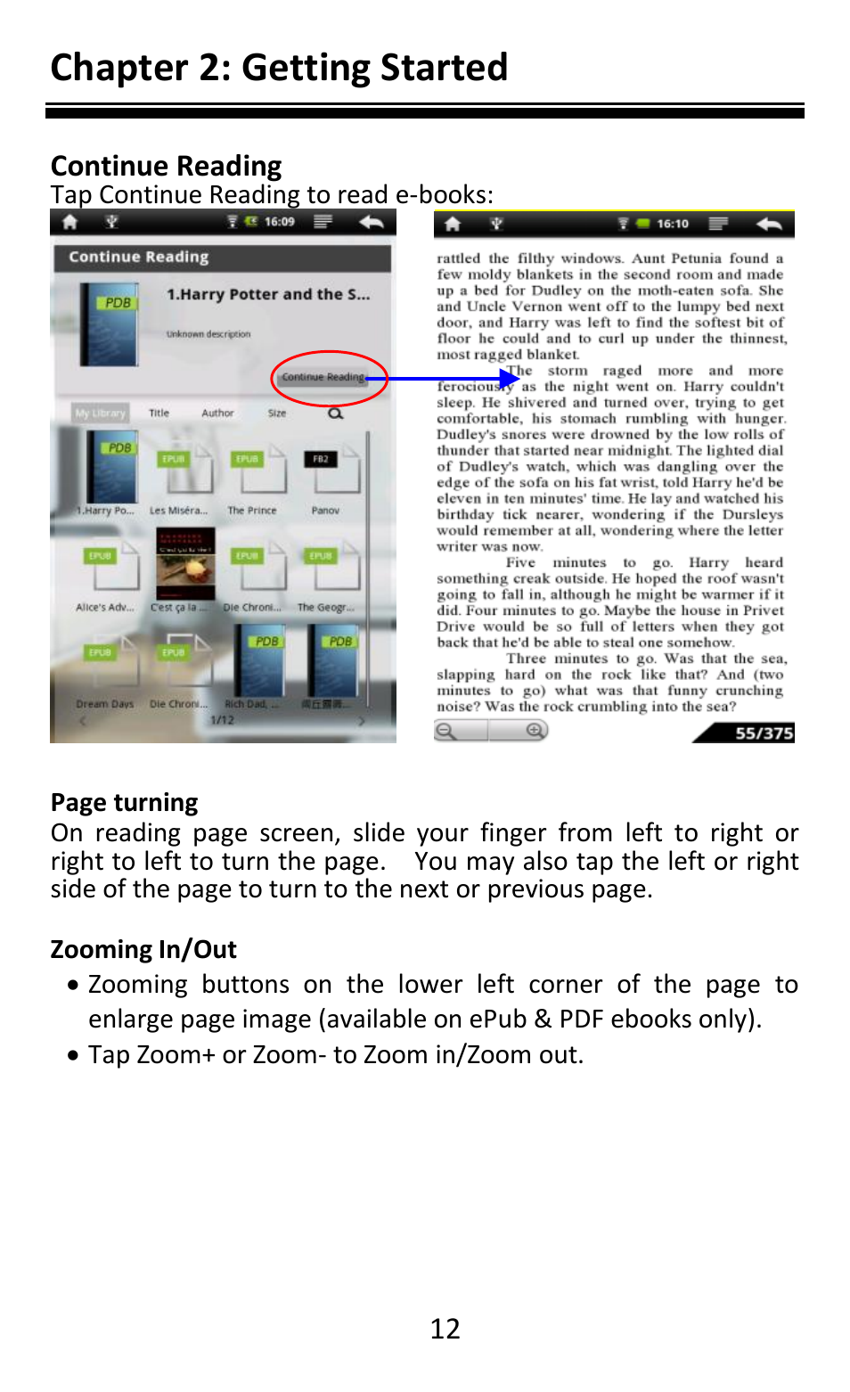 Chapter 2: getting started | Aluratek AEBK08FB User Manual | Page 17 / 49