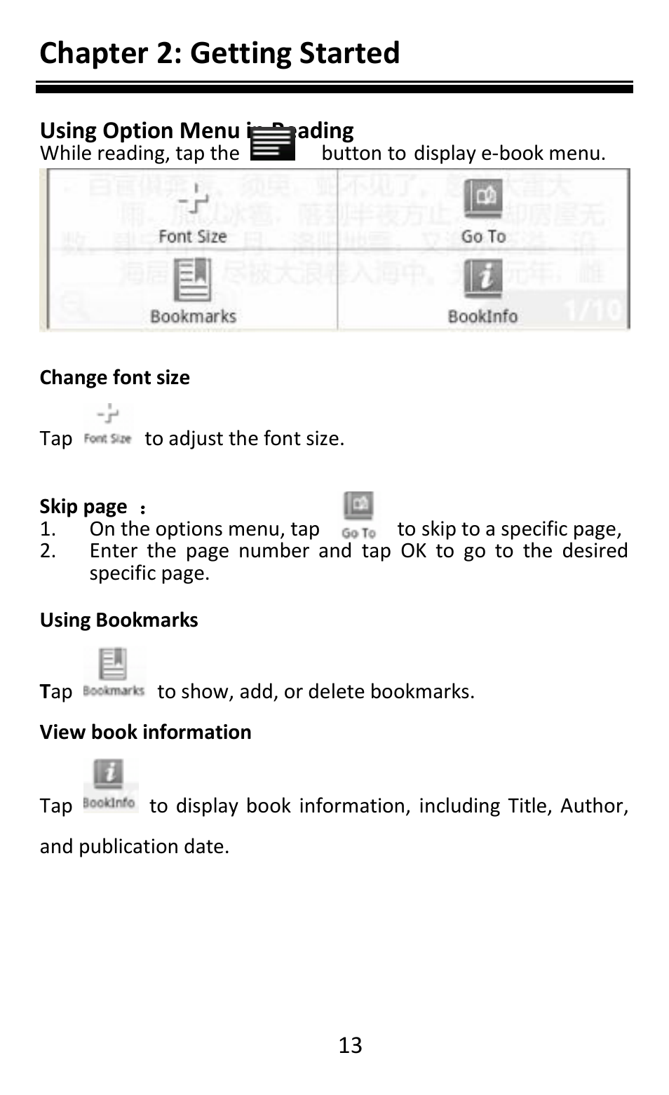 Chapter 2: getting started | Aluratek AEBK08FB User Manual | Page 18 / 49