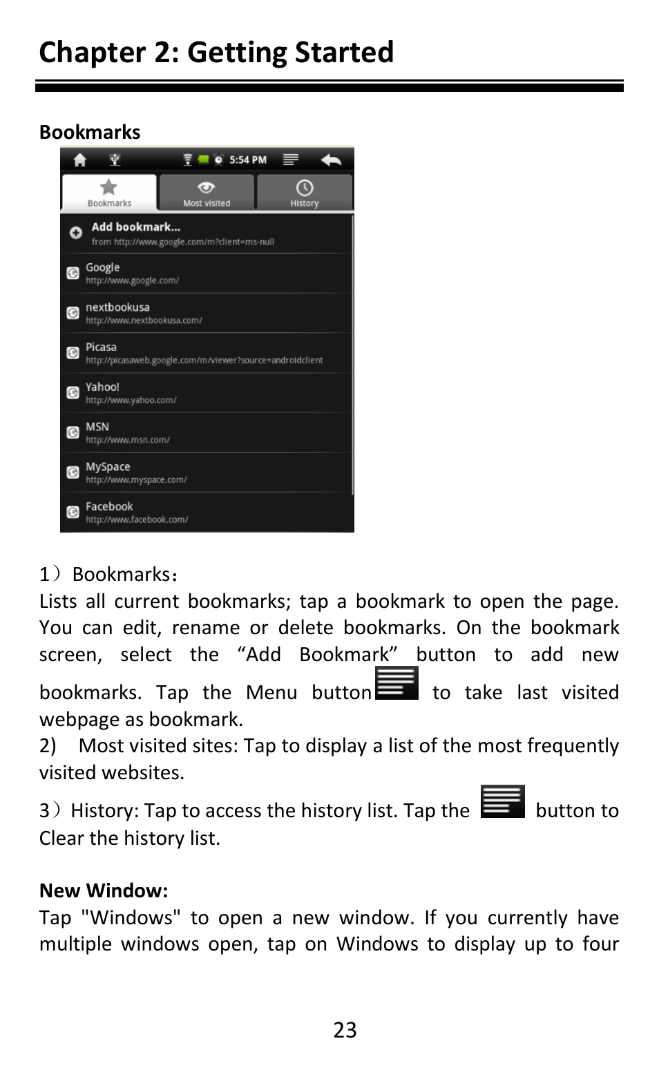 Chapter 2: getting started | Aluratek AEBK08FB User Manual | Page 28 / 49