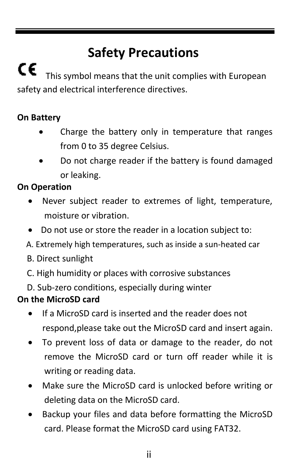 Safety precautions | Aluratek AEBK08FB User Manual | Page 3 / 49