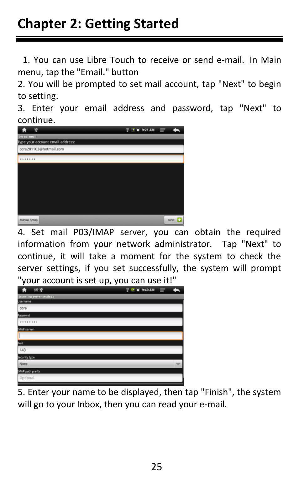 Chapter 2: getting started | Aluratek AEBK08FB User Manual | Page 30 / 49