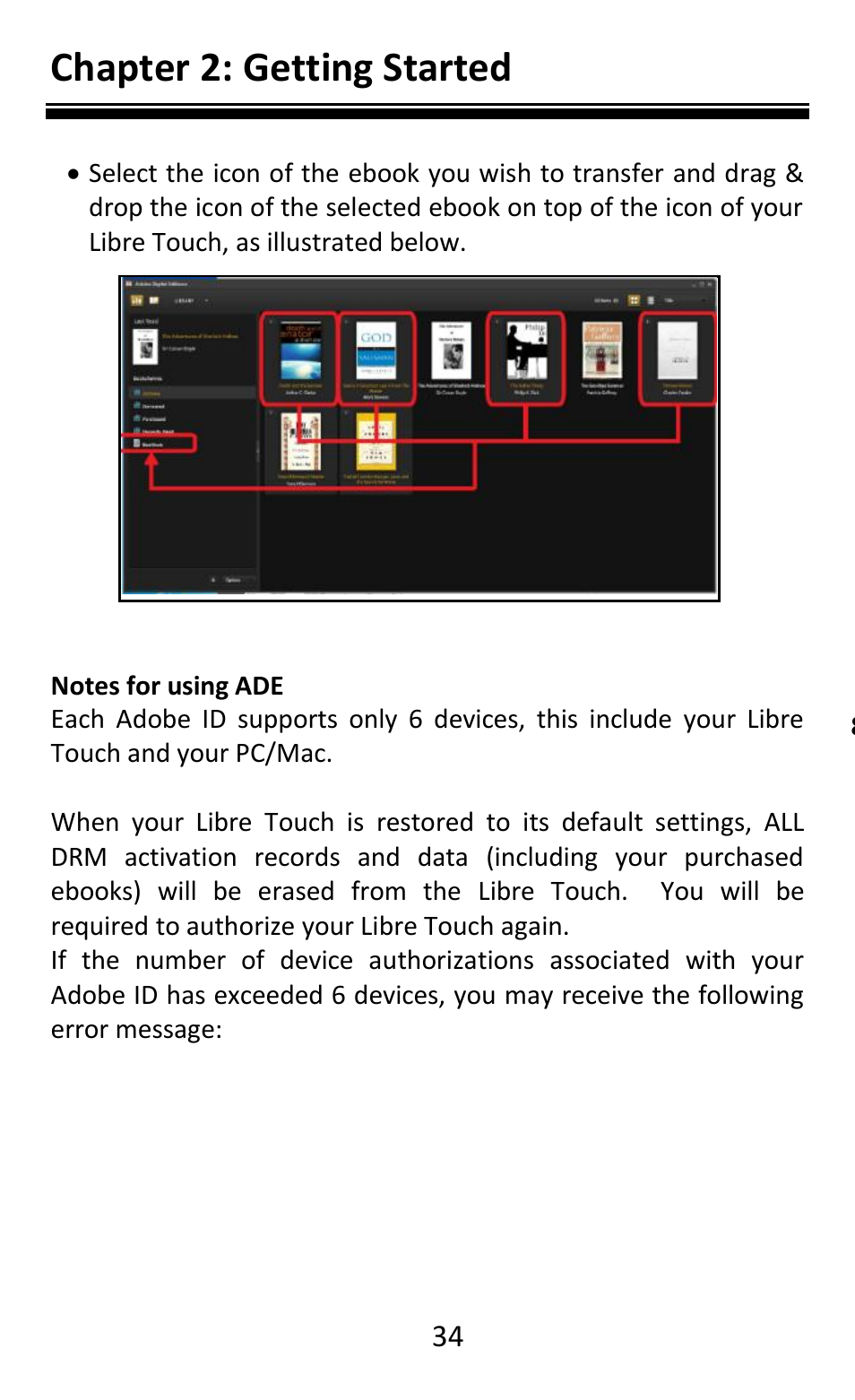 Chapter 2: getting started | Aluratek AEBK08FB User Manual | Page 39 / 49