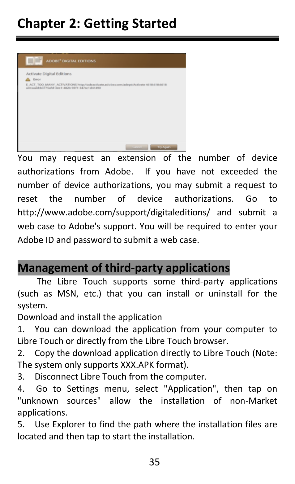 Chapter 2: getting started | Aluratek AEBK08FB User Manual | Page 40 / 49