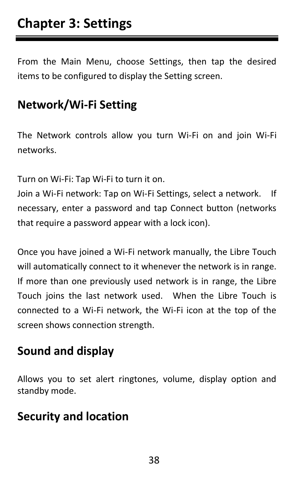 Chapter 3: settings | Aluratek AEBK08FB User Manual | Page 43 / 49