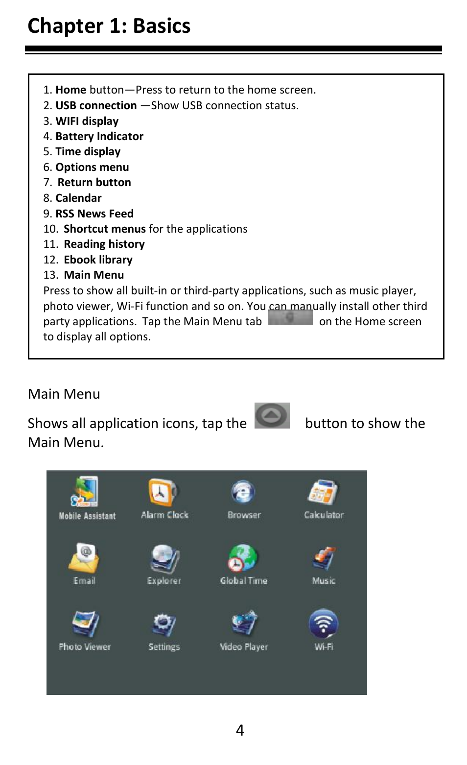 Chapter 1: basics | Aluratek AEBK08FB User Manual | Page 9 / 49