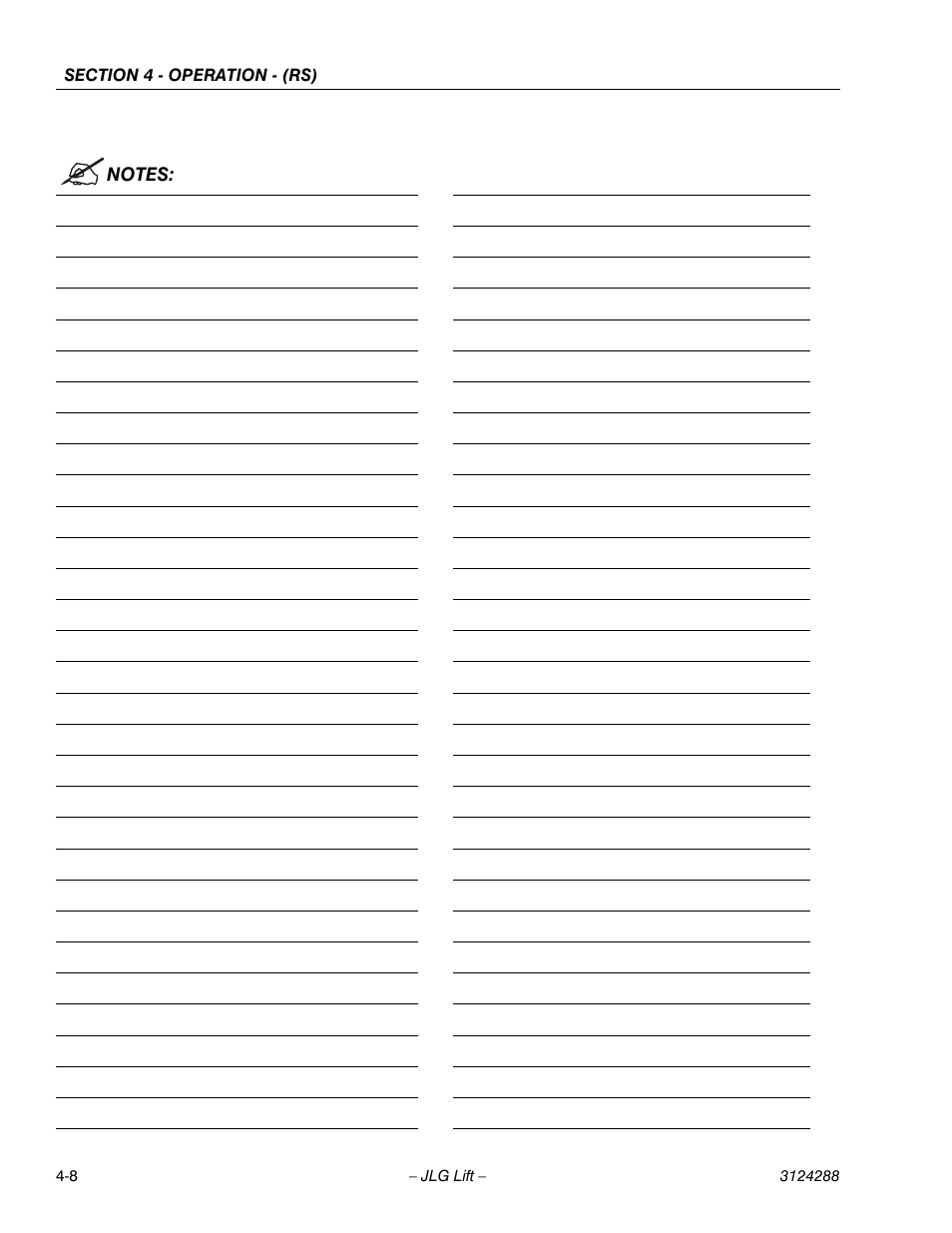 JLG LSS Scissors User Manual | Page 36 / 78
