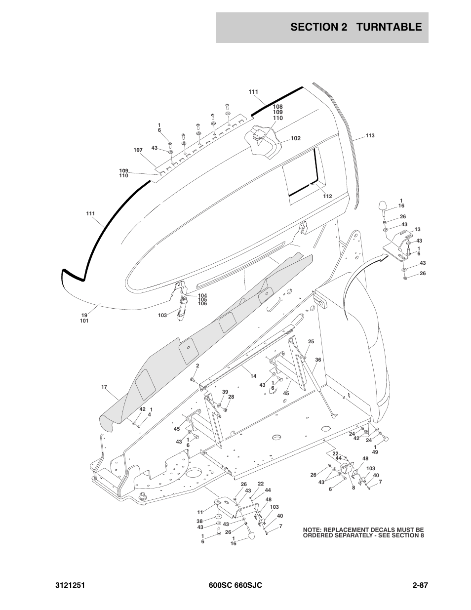 JLG 600SC_660SJC Parts Manual User Manual | Page 133 / 324