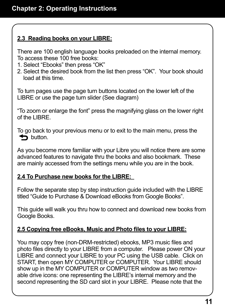 Aluratek AEBK01FS User Manual | Page 11 / 26