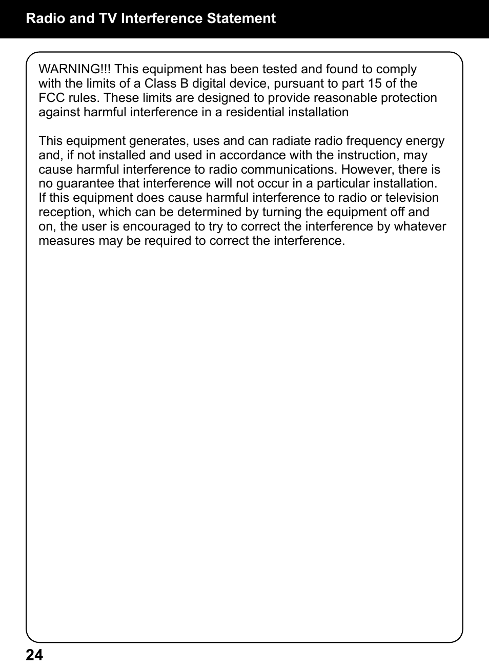 Aluratek AEBK01FS User Manual | Page 24 / 26