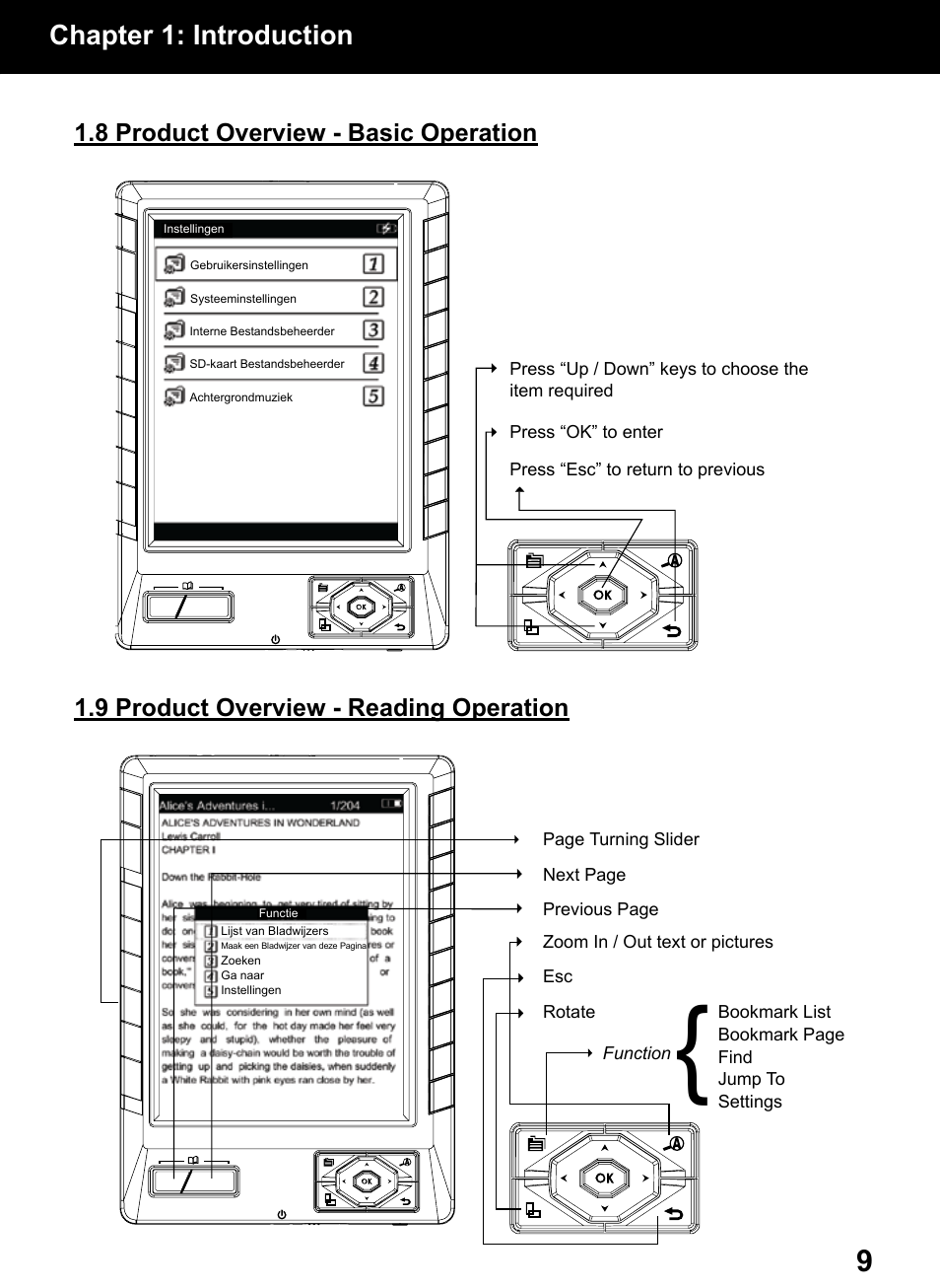 Chapter 1: introduction | Aluratek AEBK01FS User Manual | Page 9 / 26