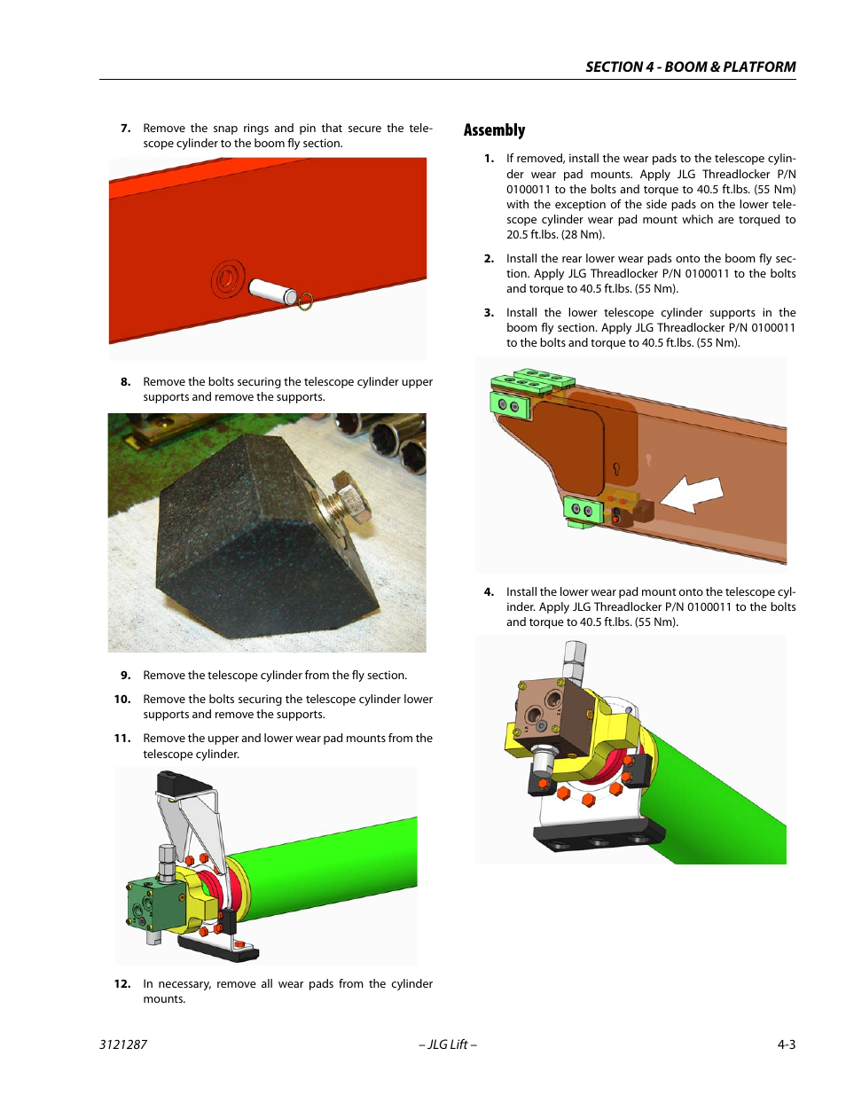 Assembly, Assembly -3 | JLG 24RS Service Manual User Manual | Page 103 / 264
