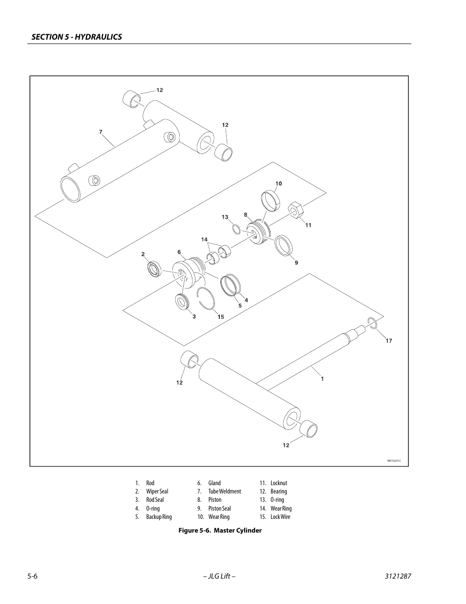 Master cylinder -6 | JLG 24RS Service Manual User Manual | Page 130 / 264