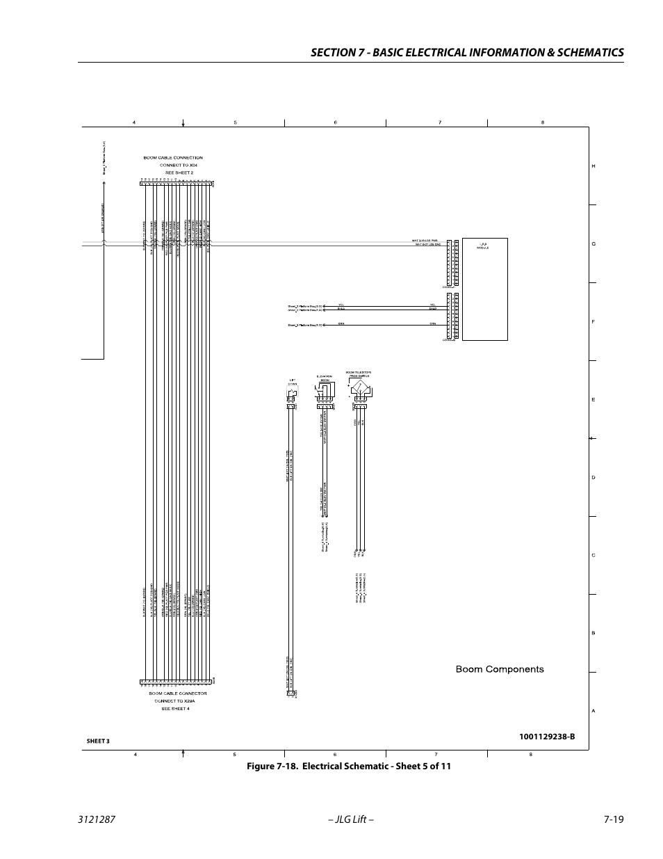 Electrical schematic - sheet 5 of 11 -19 | JLG 24RS Service Manual User Manual | Page 253 / 264