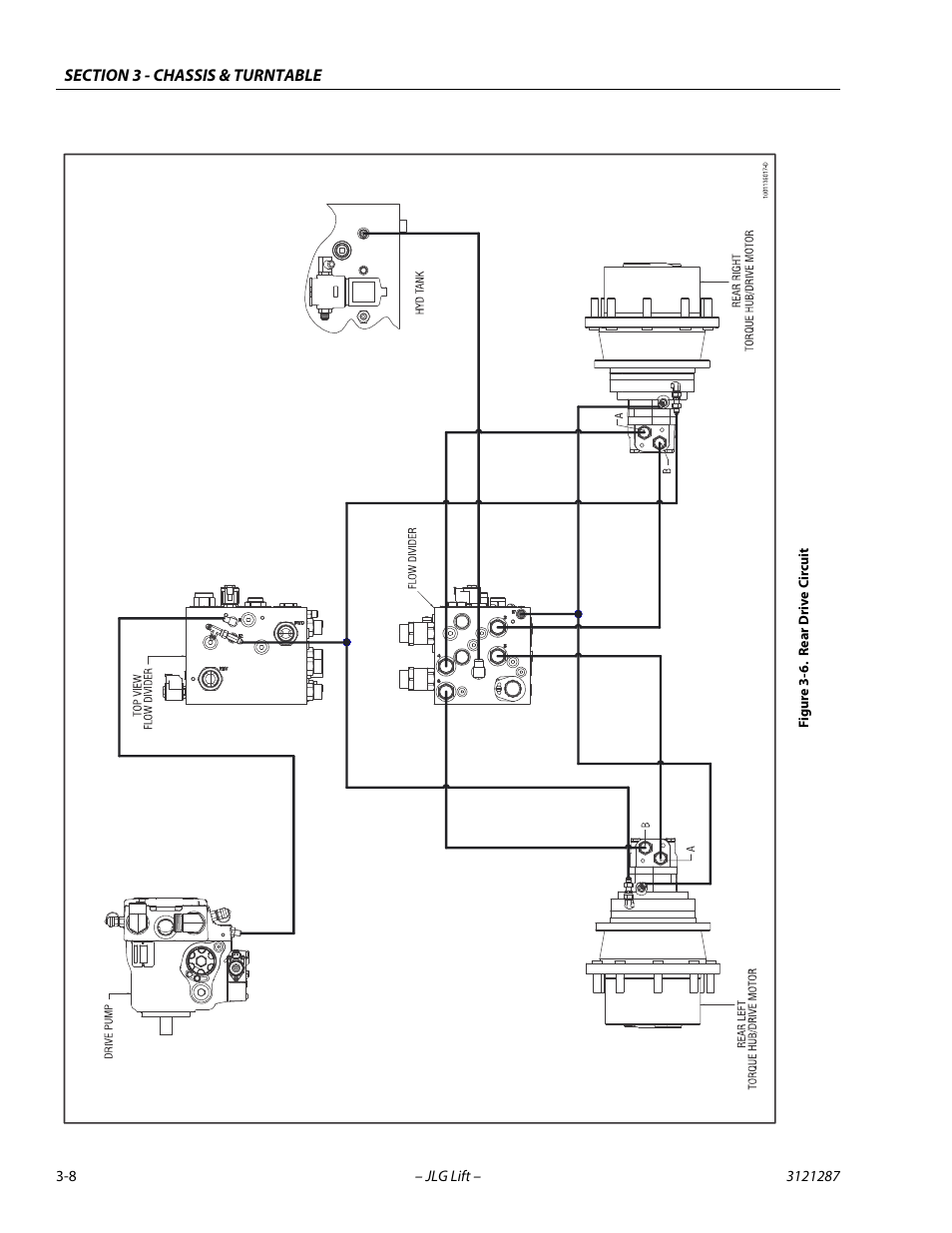 Rear drive circuit -8 | JLG 24RS Service Manual User Manual | Page 46 / 264