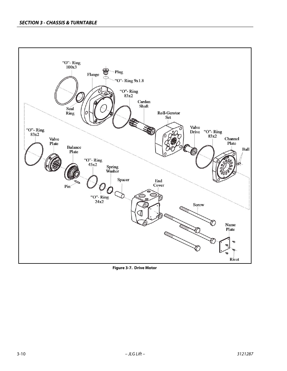 Drive motor -10 | JLG 24RS Service Manual User Manual | Page 48 / 264