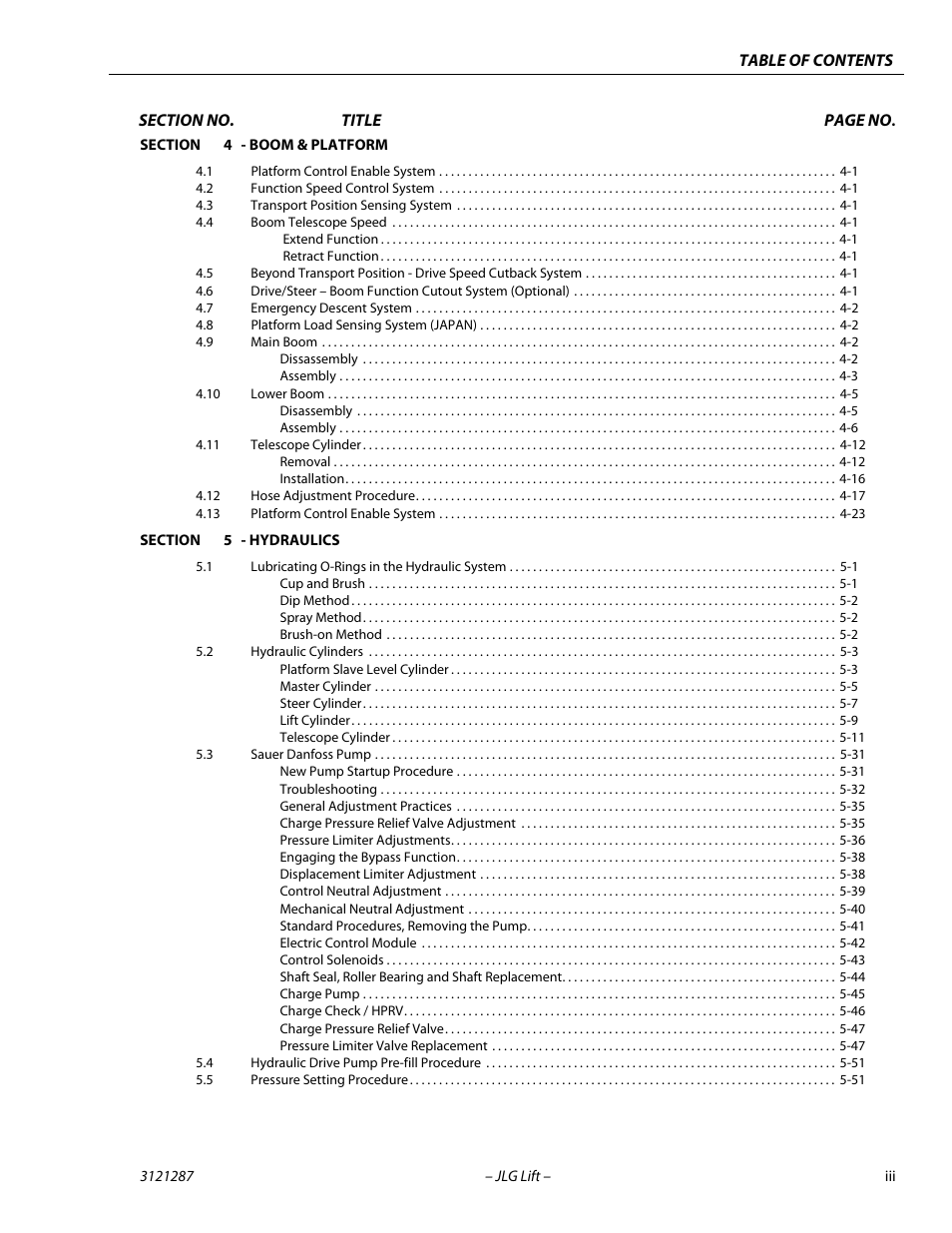 JLG 24RS Service Manual User Manual | Page 7 / 264