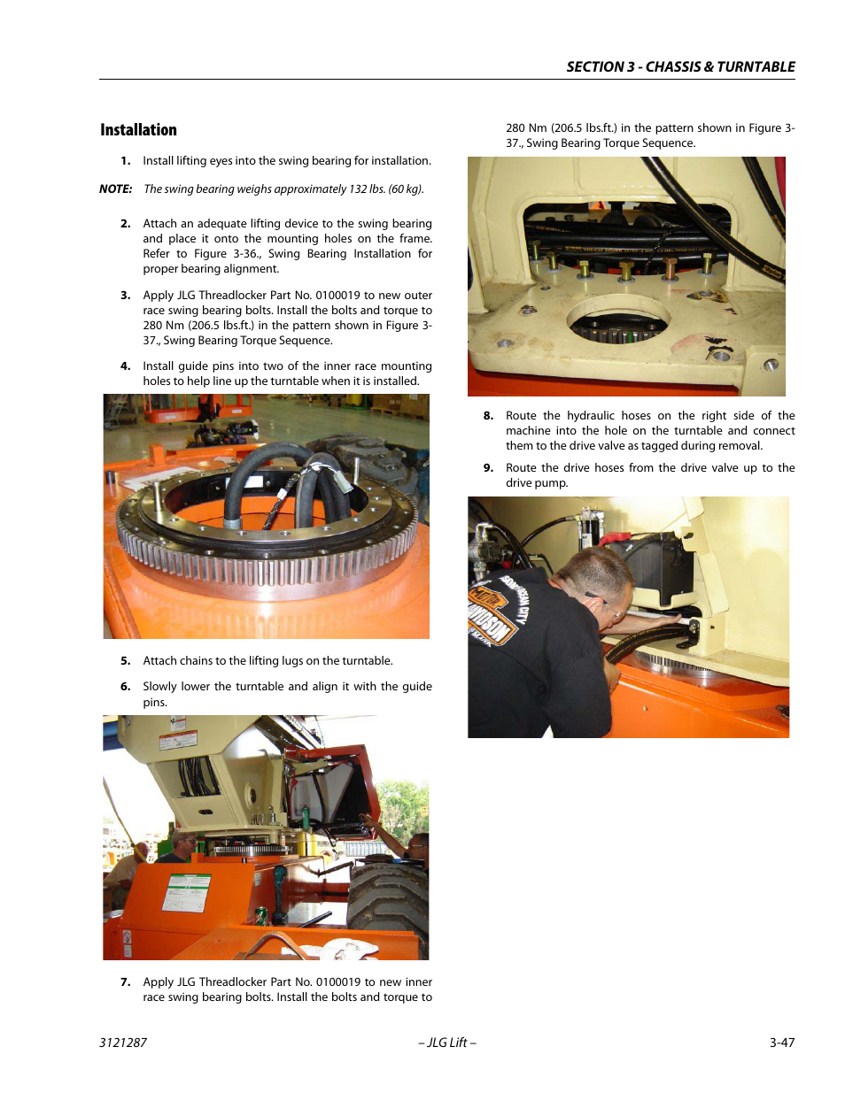 Installation, Installation -47 | JLG 24RS Service Manual User Manual | Page 85 / 264