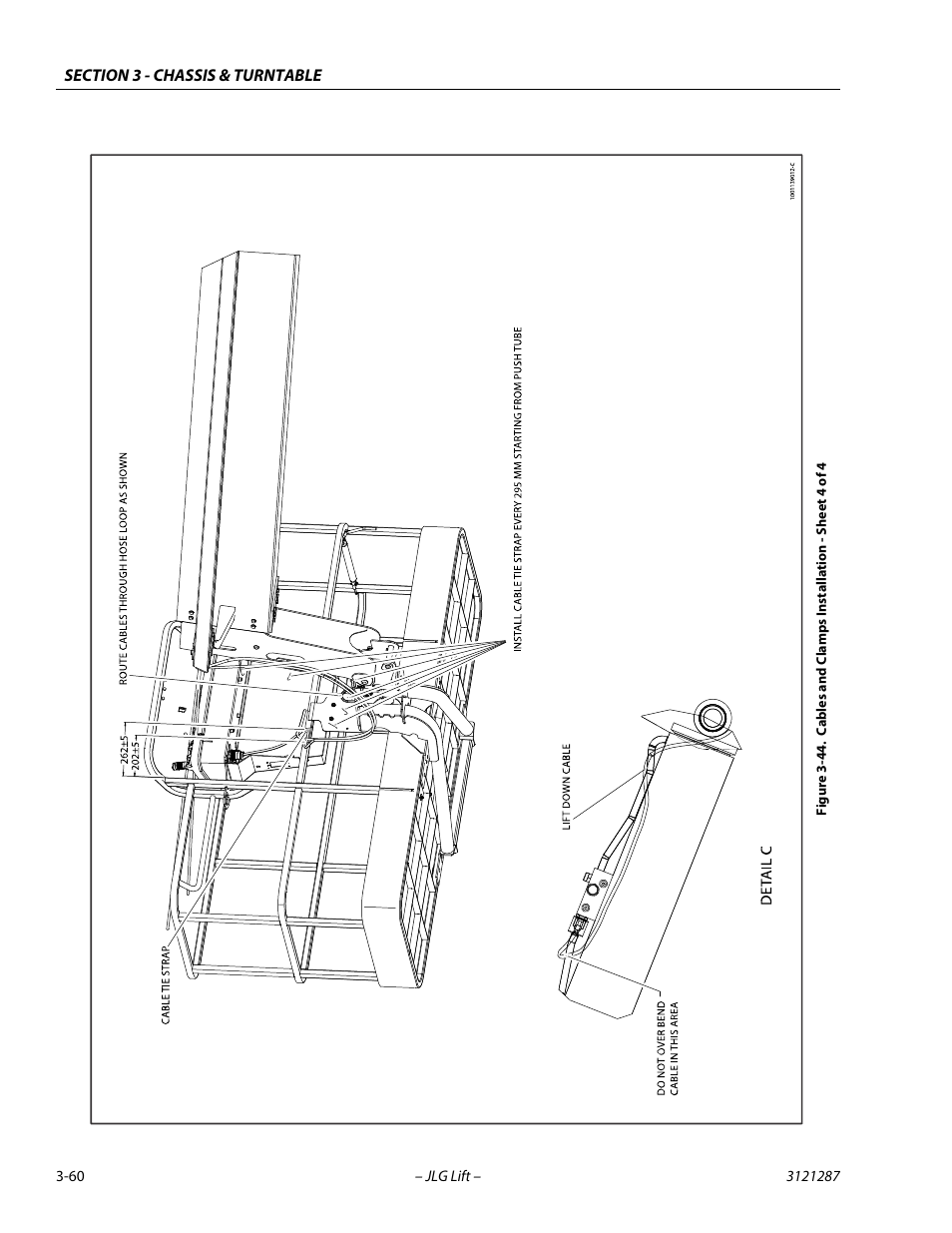 Cables and clamps installation - sheet 4 of 4 -60 | JLG 24RS Service Manual User Manual | Page 98 / 264
