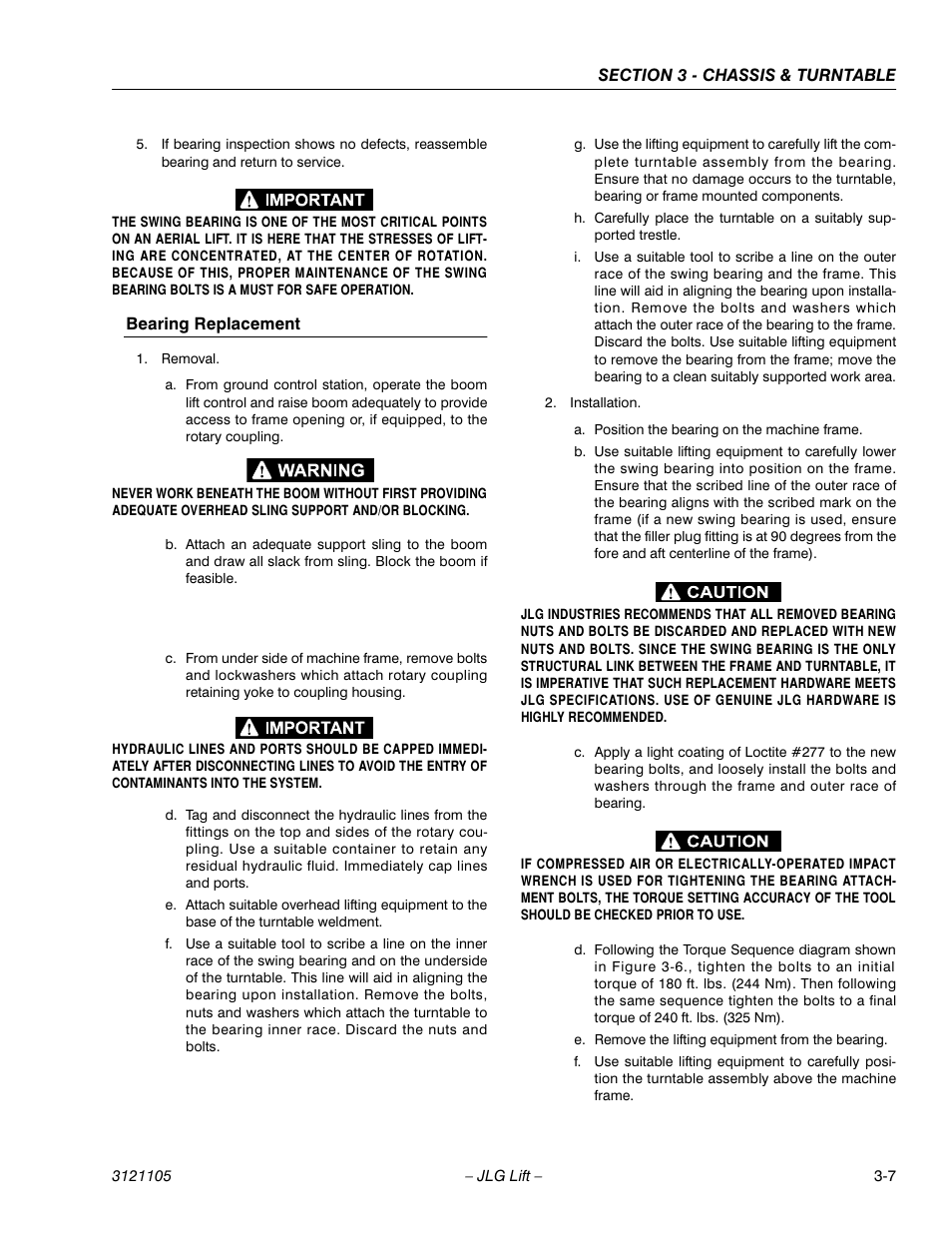 JLG 120-SXJ ANSI Service Manual User Manual | Page 35 / 120