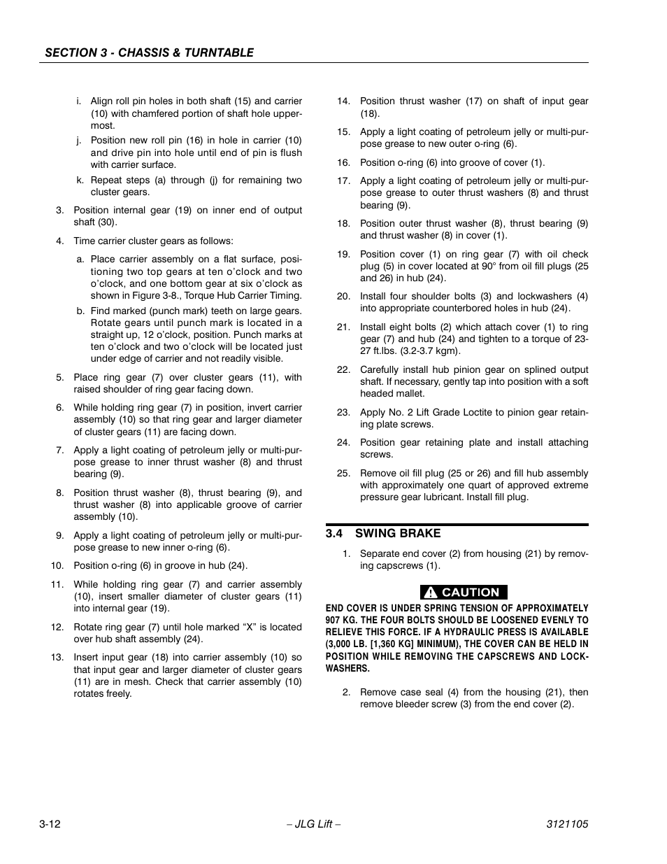 JLG 120-SXJ ANSI Service Manual User Manual | Page 40 / 120