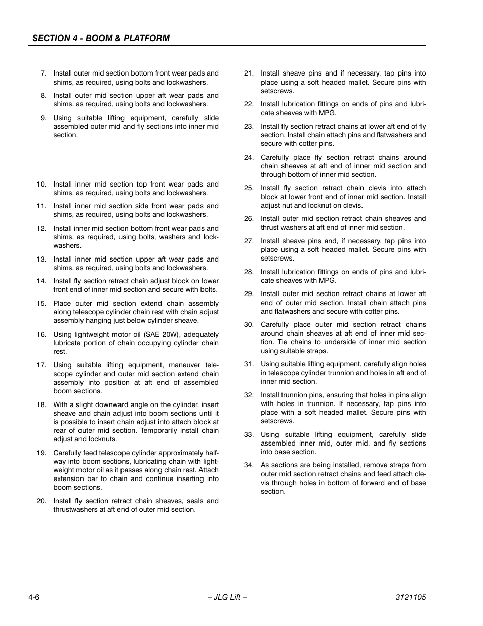 JLG 120-SXJ ANSI Service Manual User Manual | Page 58 / 120