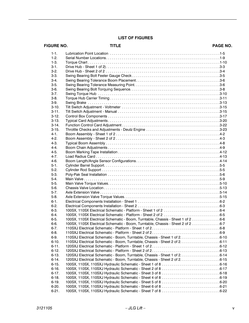 JLG 120-SXJ ANSI Service Manual User Manual | Page 9 / 120