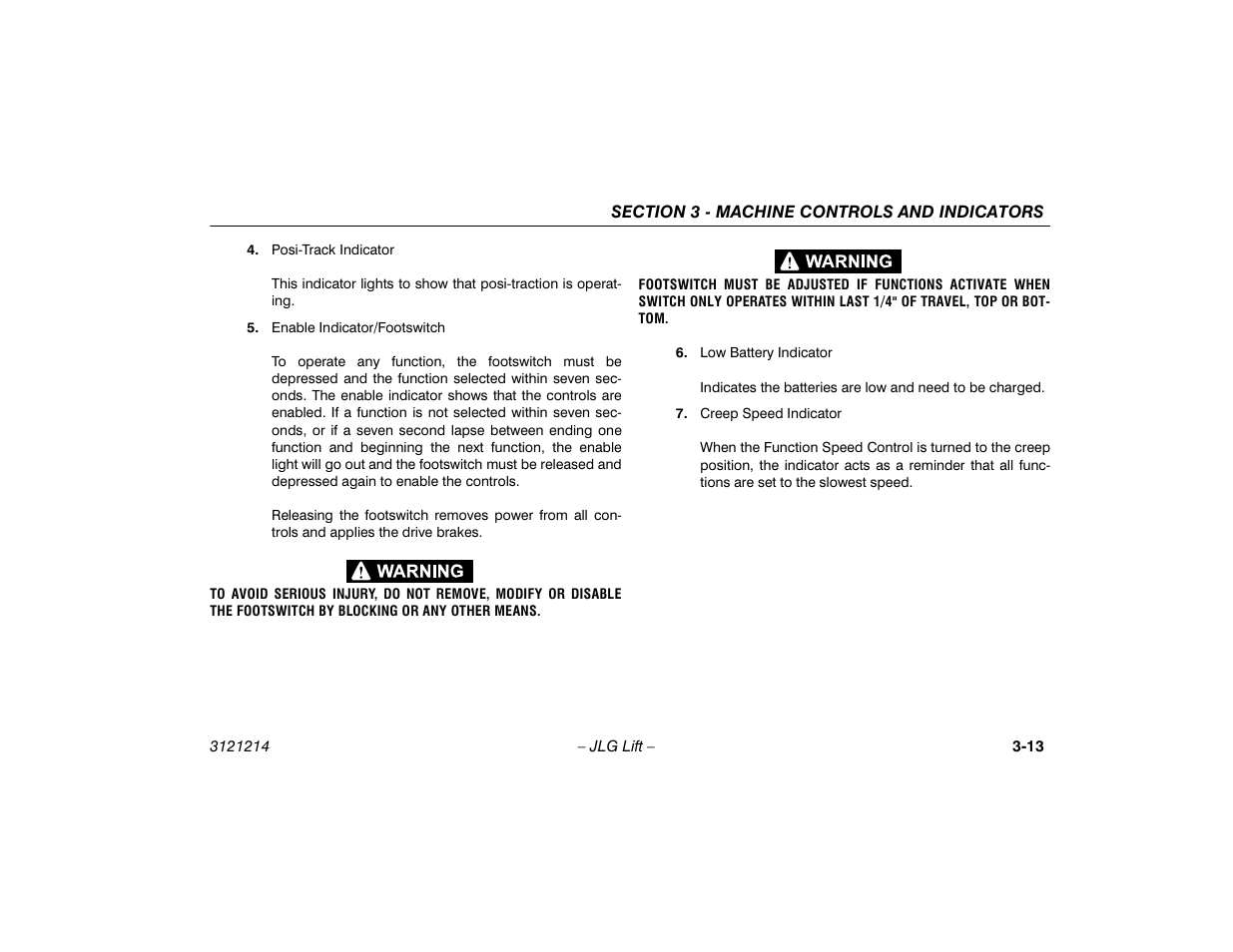 JLG E300 Operator Manual User Manual | Page 45 / 100