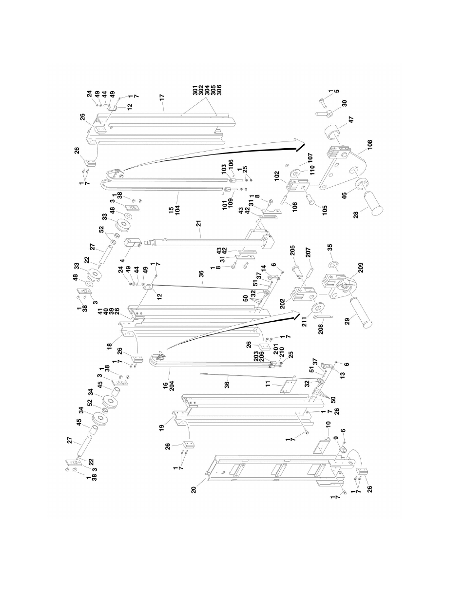 Figure 3-1. mast assembly and installation | JLG 10MSP (3121229-2014) Parts Manual User Manual | Page 40 / 92