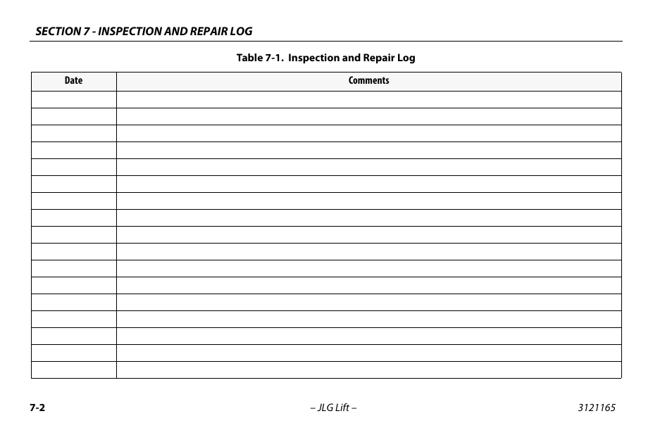 JLG 3246ES Operator Manual User Manual | Page 110 / 114