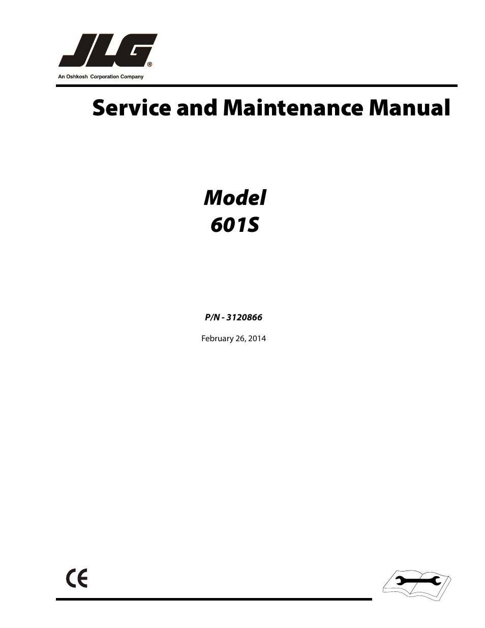 JLG 601S Service Manual User Manual | 240 pages