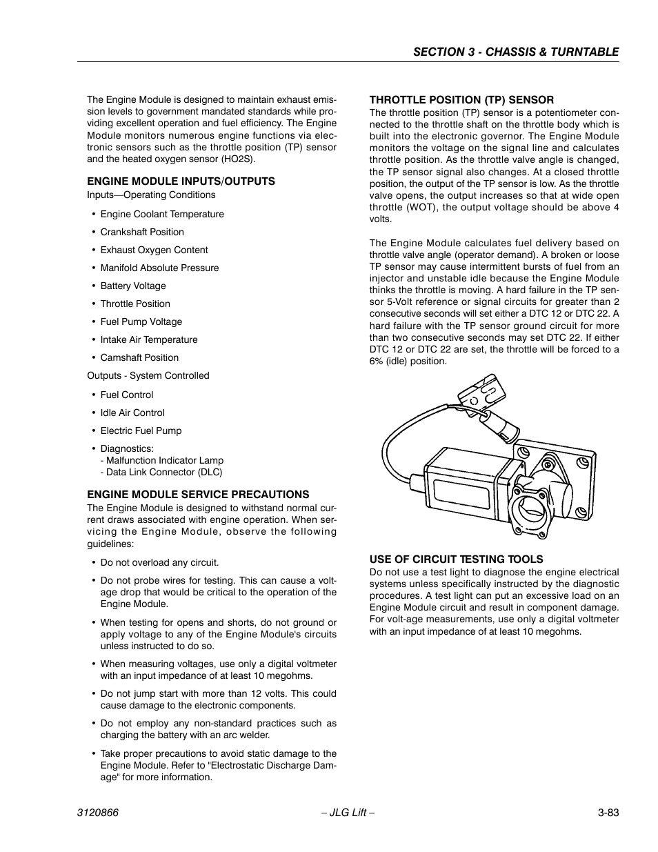 JLG 601S Service Manual User Manual | Page 123 / 240