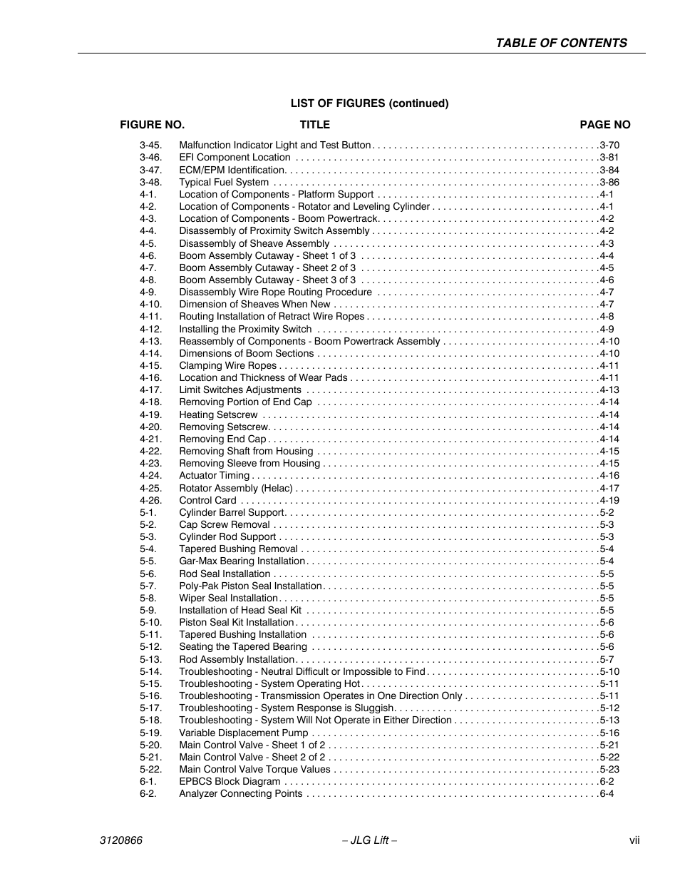 JLG 601S Service Manual User Manual | Page 13 / 240