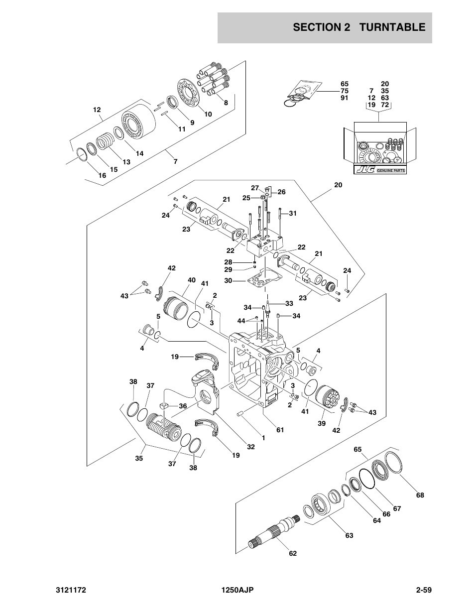 JLG 1250AJP Parts Manual User Manual | Page 117 / 406