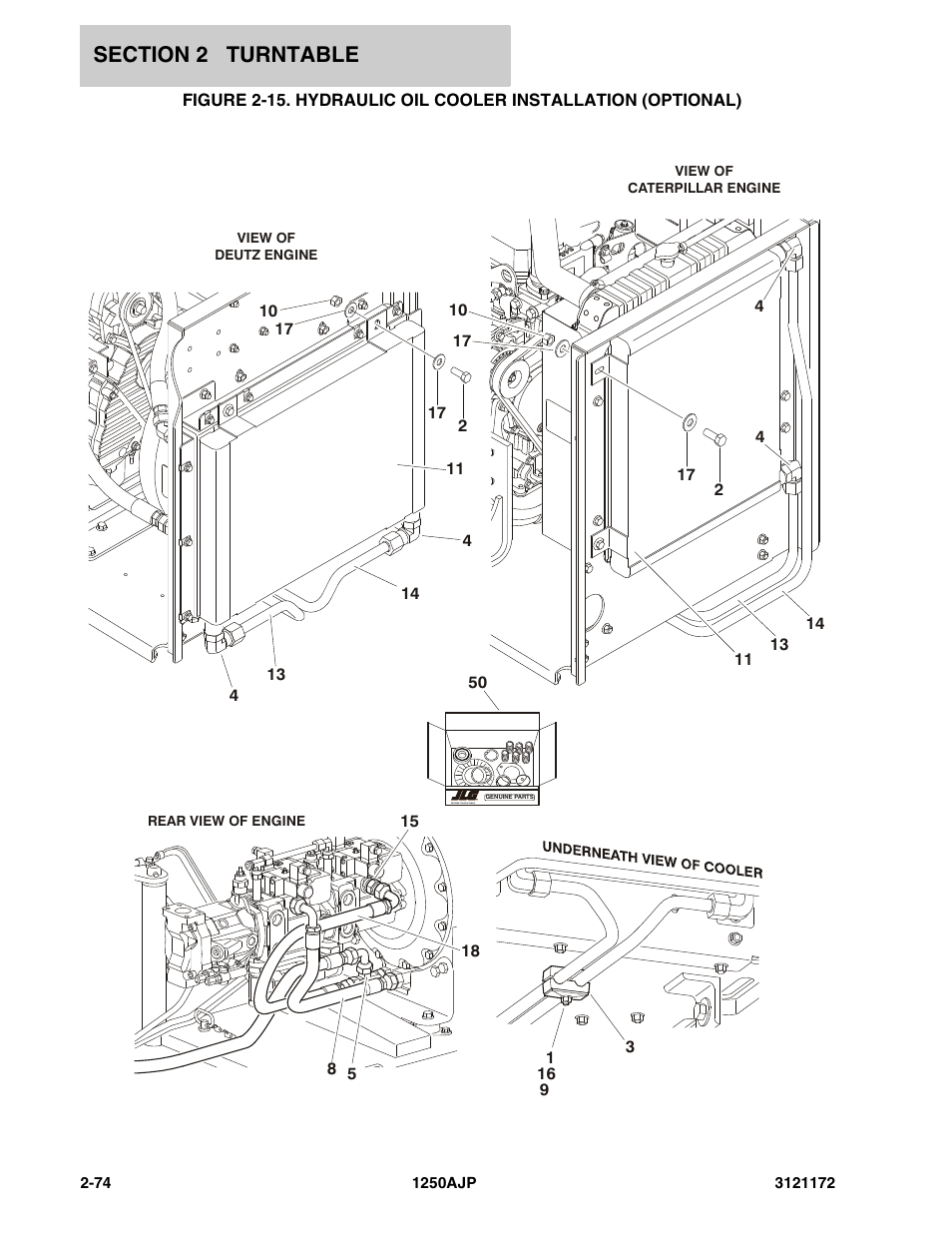 JLG 1250AJP Parts Manual User Manual | Page 132 / 406