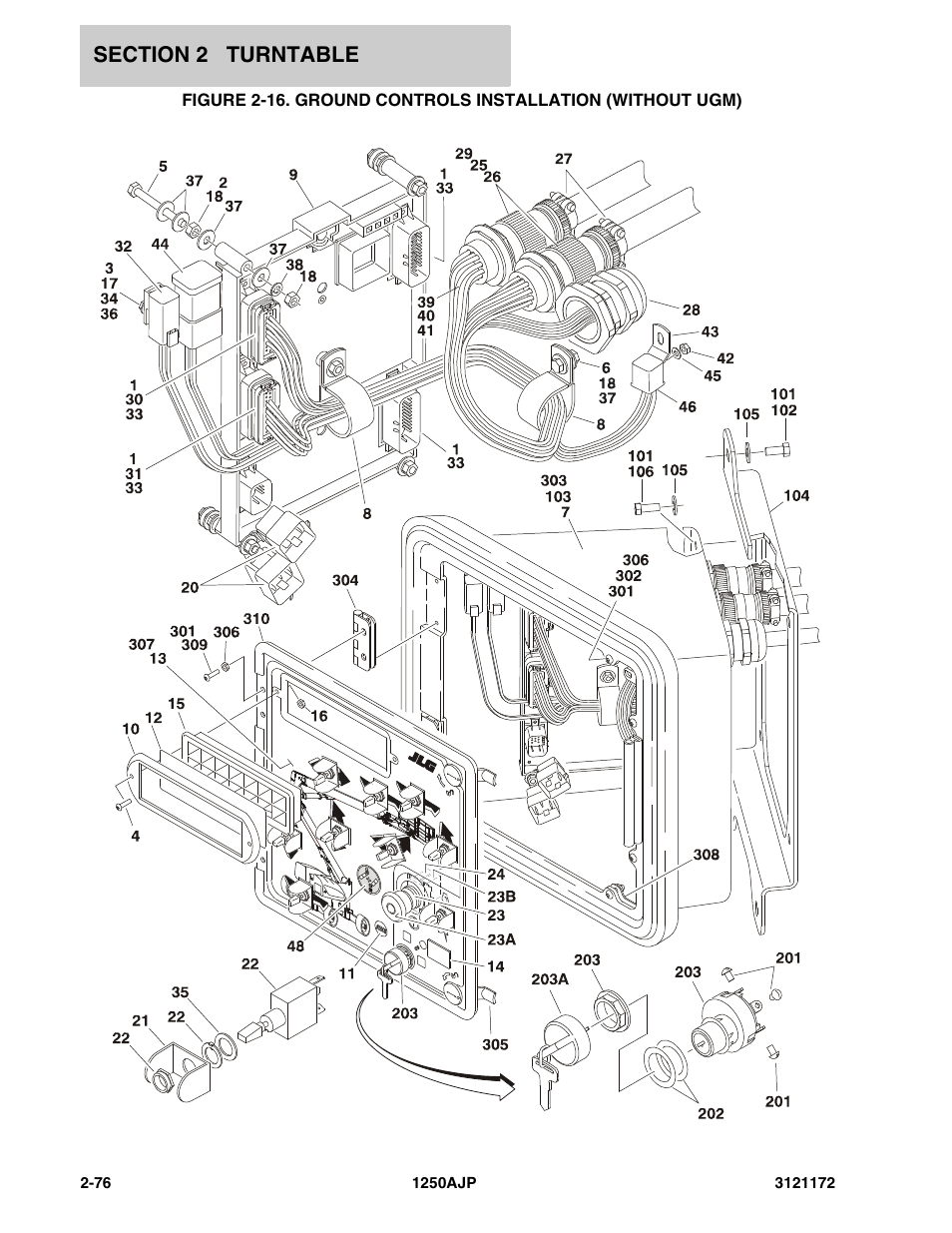 JLG 1250AJP Parts Manual User Manual | Page 134 / 406