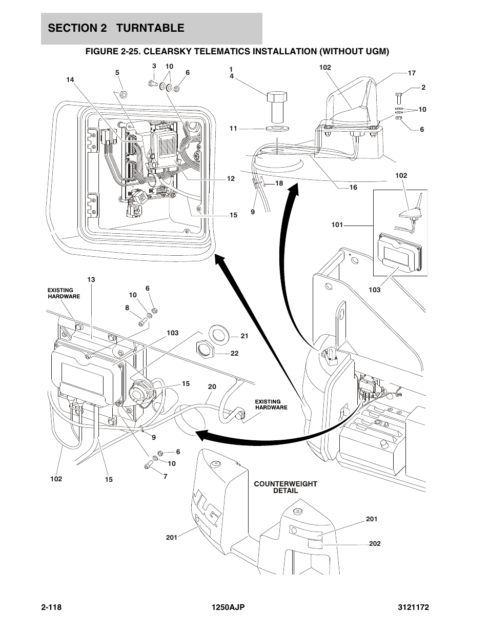 JLG 1250AJP Parts Manual User Manual | Page 176 / 406