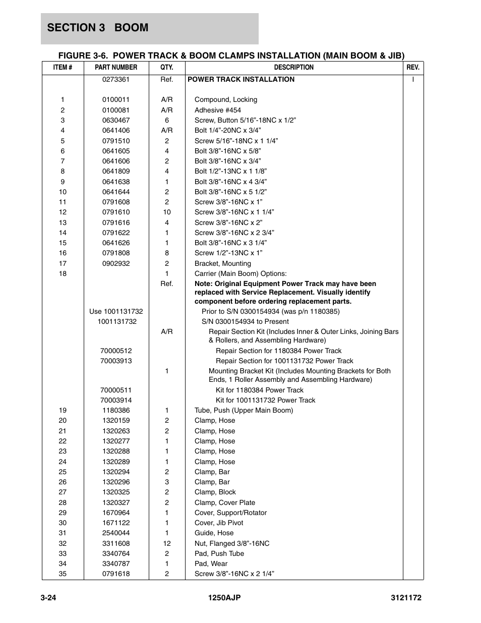 JLG 1250AJP Parts Manual User Manual | Page 206 / 406