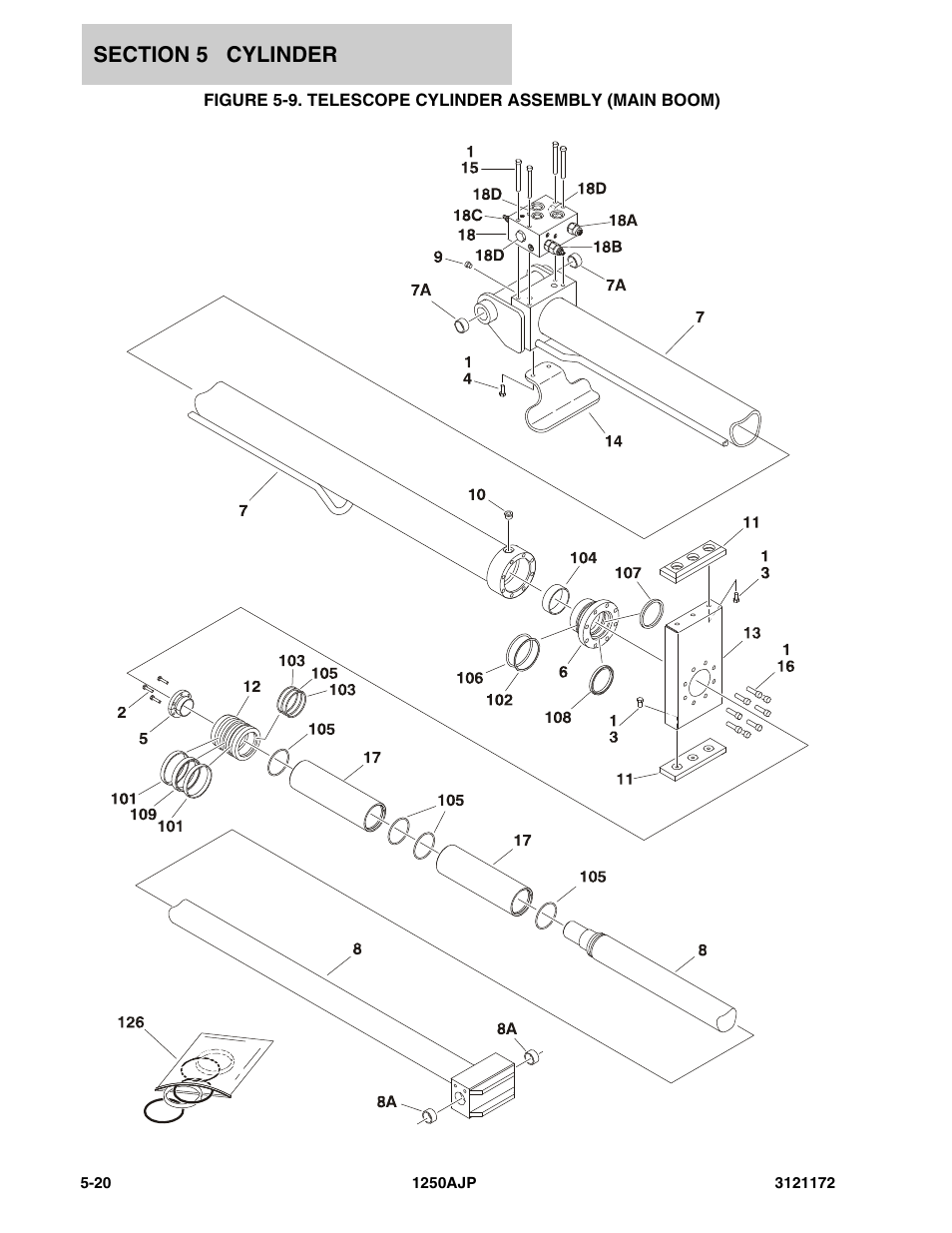 JLG 1250AJP Parts Manual User Manual | Page 260 / 406