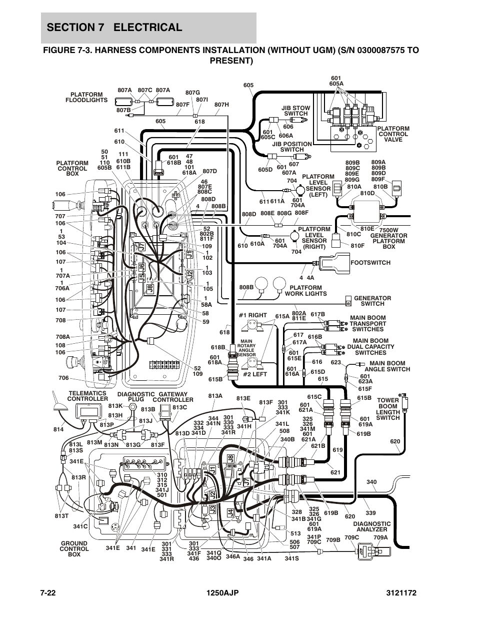 JLG 1250AJP Parts Manual User Manual | Page 306 / 406