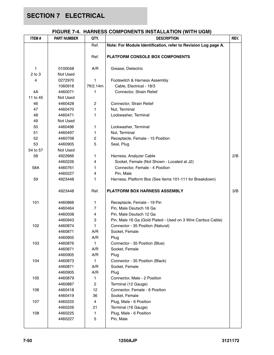 JLG 1250AJP Parts Manual User Manual | Page 334 / 406