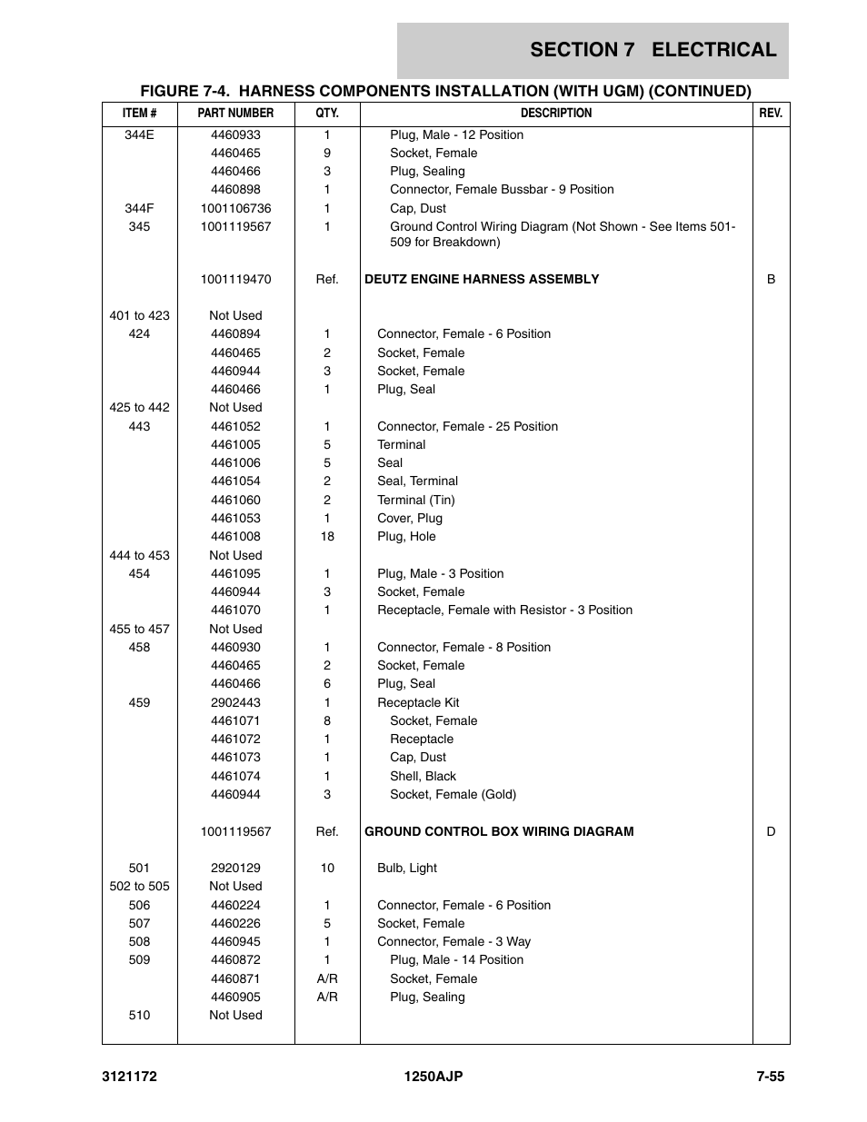 JLG 1250AJP Parts Manual User Manual | Page 339 / 406